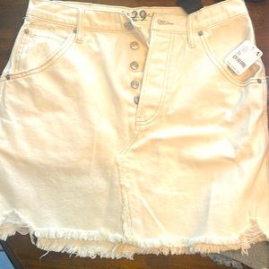 New with tags We the Free denim skirt